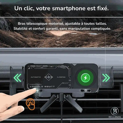 Chargeur à induction auto-rotatif